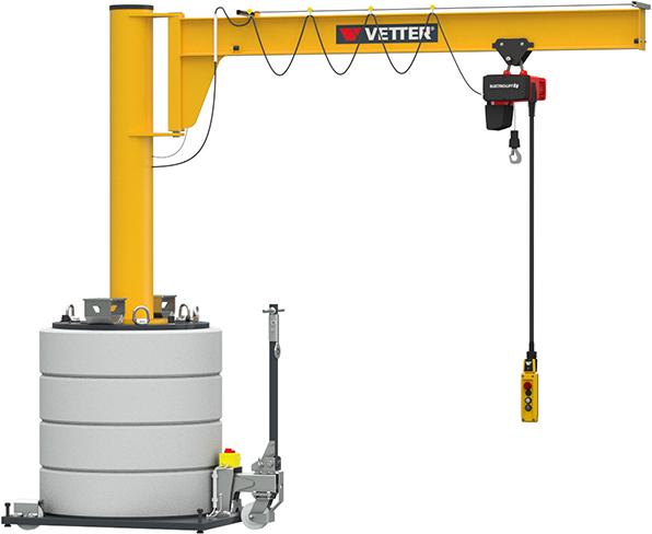 VETTER Krantechnik Mobiler Säulenschwenkkran MOBILUS12-AS
