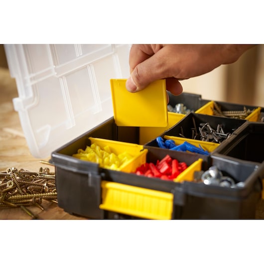 Stanley Sortmaster Organizer STST1-70720 mit 10 Fächern stapelbar