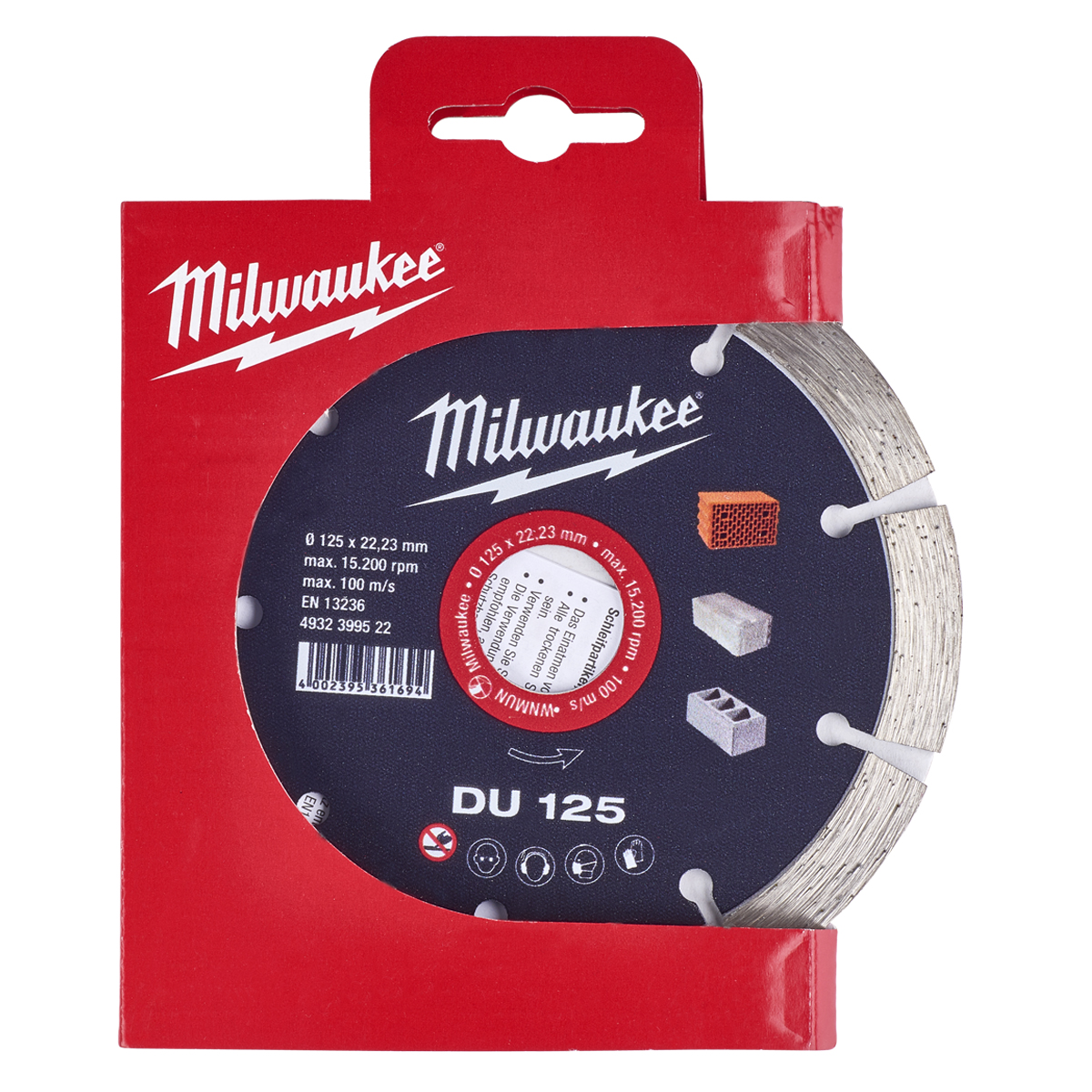 Milwaukee Diamanttrennscheibe DU 125 mm Universal