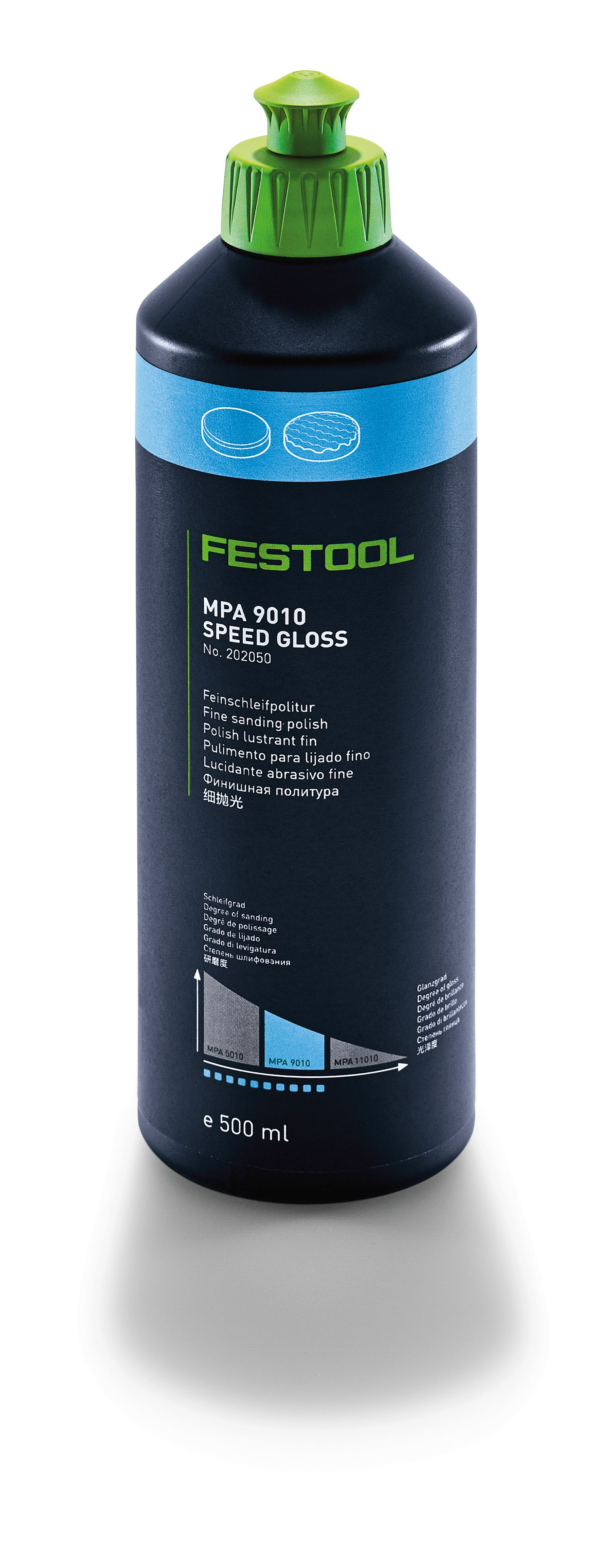 Poliermittel MPA 9010 BL/0,5L, Flasche, Shaker