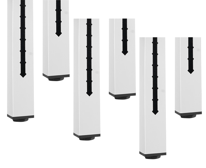 Rau Höhenverstellsatz 200 mm 6 Stück