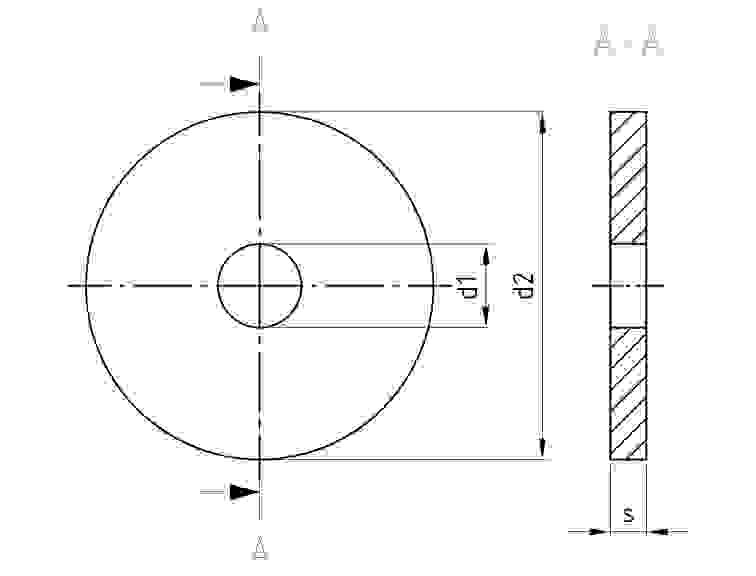 Maßzeichnung, CAD-Diagramm, Diagramm
