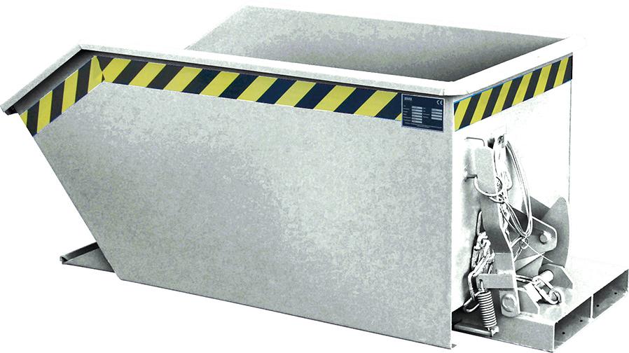 Bauer Südlohn Späne-Kippbehälter, Typ SGU, mit Lochblecheinsatz, verzinkt