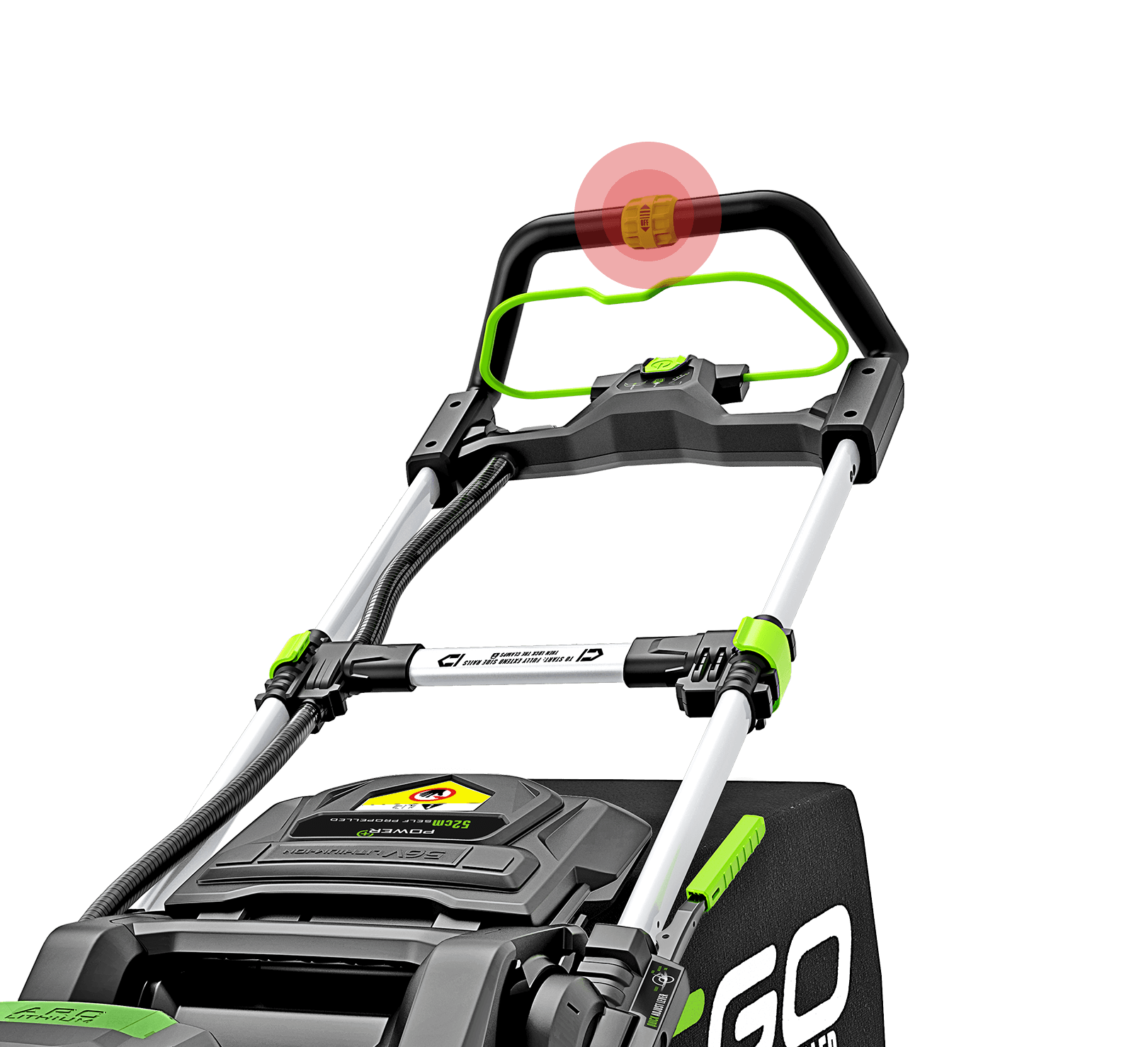 EGO LM1700E Akku-Rasenmäher 42cm mit Radantrieb ohne Akku & Ladegerät