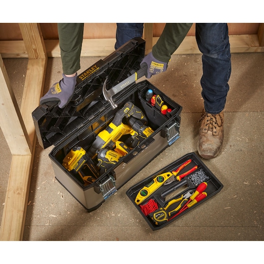 Stanley FatMax Werkzeugbox Metall-Kunststoff 1-95-616 580mm