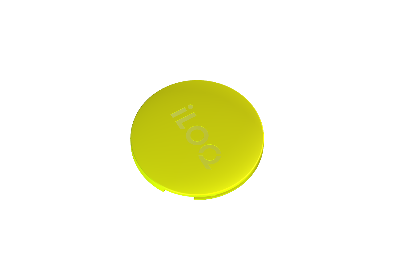 iLOQ S10 Schlüsselkappe limone für Schlüssel K10S.3