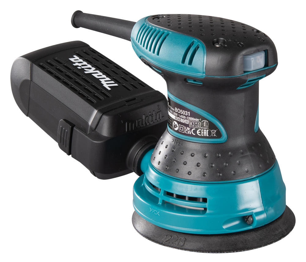 Makita Exzenterschleifer BO5031J 300W 125mm im MAKPAC
