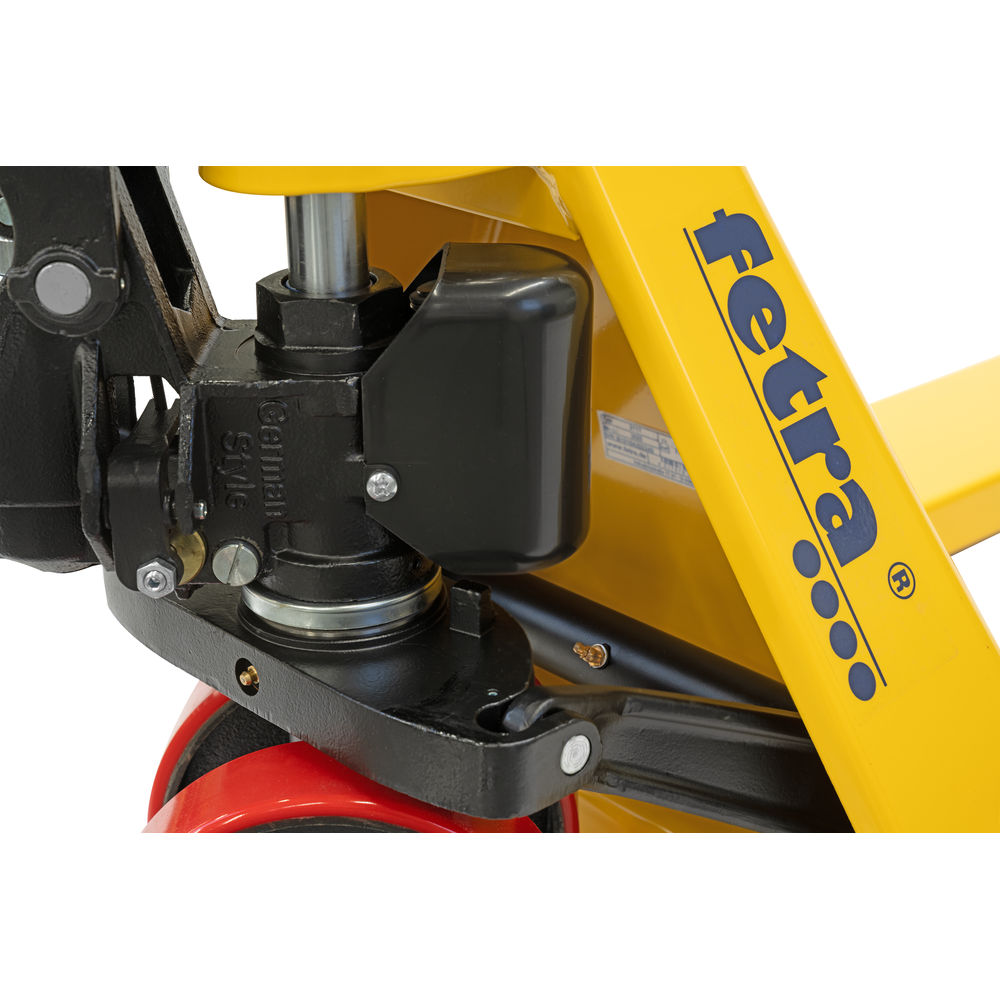 Fetra Gabelhubwagen 2117 2500 kg Polyurethan Lenkräder Gabelrollen