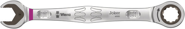 6000 Joker Ratcheting combination wrenches, 14 x 188 mm
