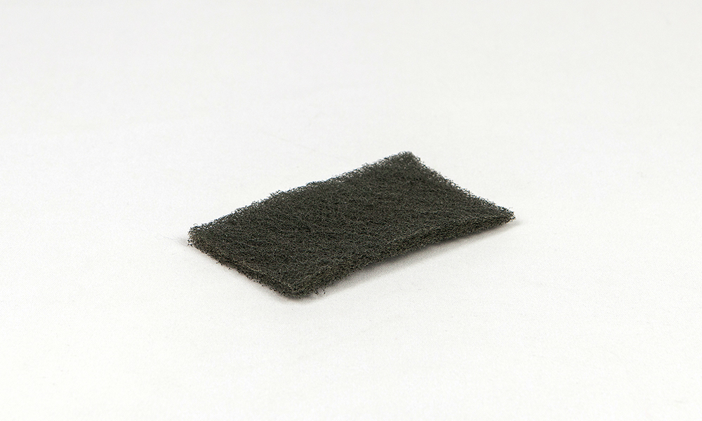 Cleho Schleifvlies grob grau 10 x 6 cm