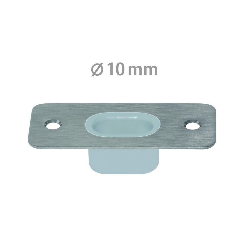 Produktbild PLANET Bodenschließmulde BMd10 schmal,verstellbar,4/-4mm,edelstahl, Ø10