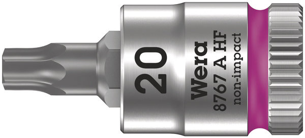 8767 A HF TORX® Zyklop bit socket with holding function, 1/4&quot; drive, TX 20, Adapter, Elektronik