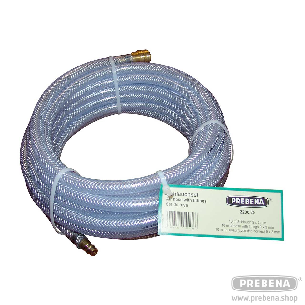 Prebena Schlauch Set komplett 9mm 10m Z200.20