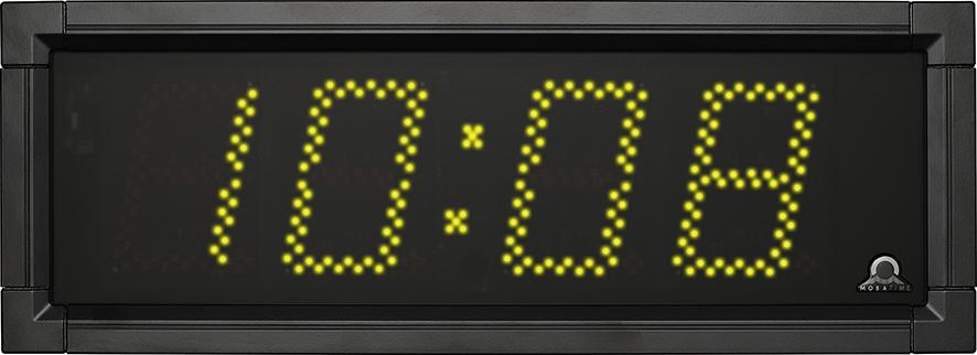 BÜRK MOBATIME LED-Digitaluhr, gelb