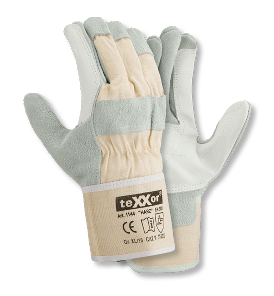 Artikelhauptbild teXXor® Rindspaltleder-Handschuhe HARZ 10