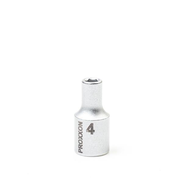 Proxxon Steckschlüsseleinsatz 1/4 Zoll 4 mm Sechskant Chrom-Vanadium-Stahl
