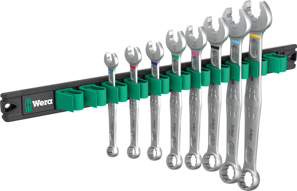9642 Magnetic rail 6003 Joker Imperial 1 Ring spanner set, 8 pieces, Schraubenschlüssel, Elektronik, Hardware