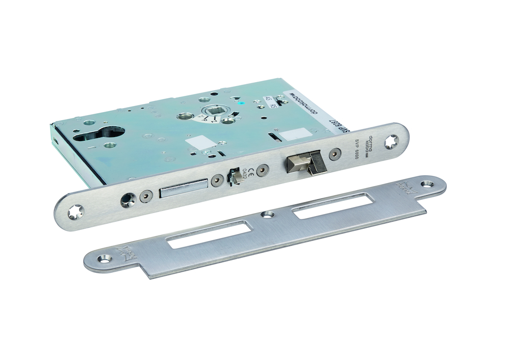 Produktbild dormakaba PA-Einsteckschloss SVP 6287,PZW 72/9,D80,F24x235rd,ER,PAF-E ausw/einw