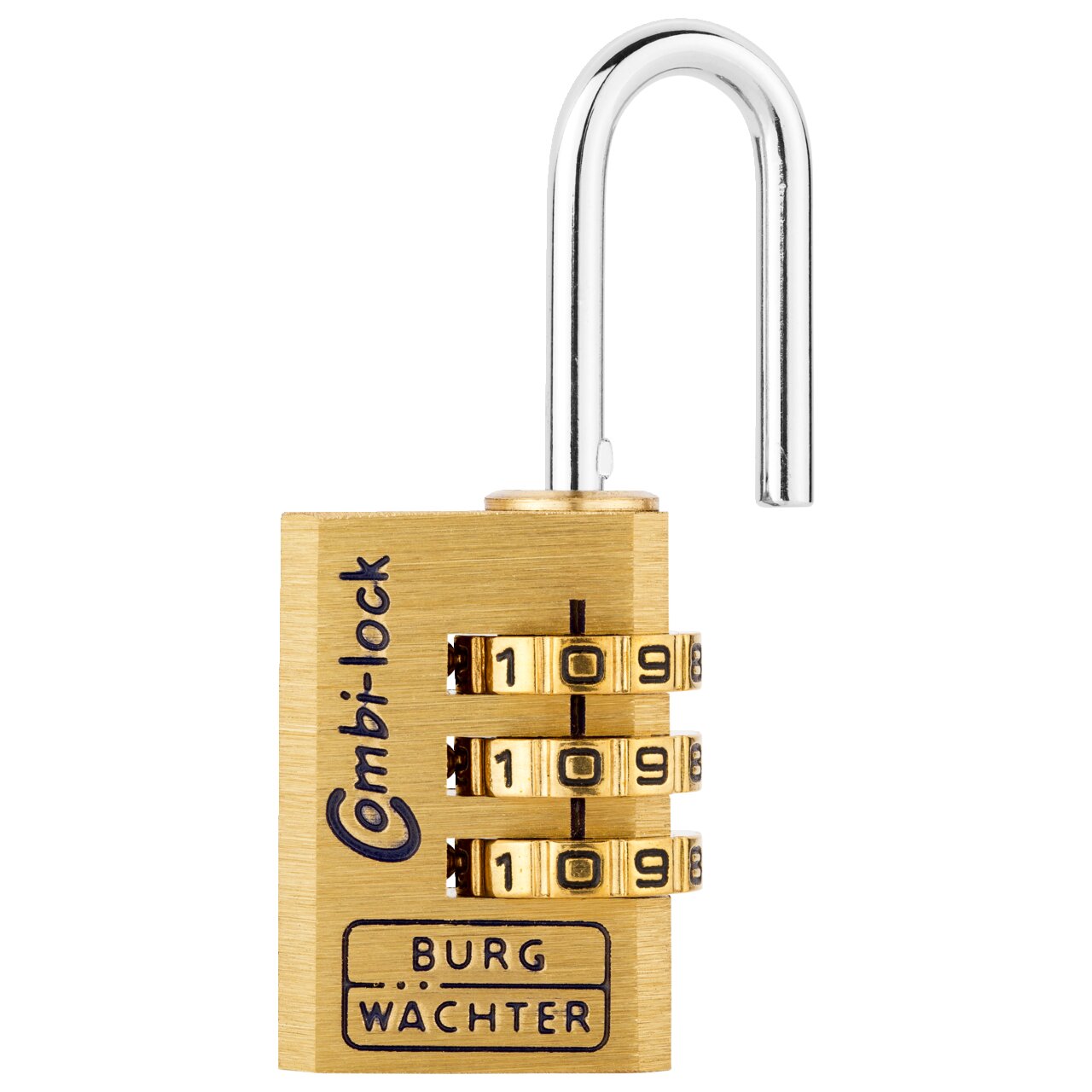 Burg Wächter Combi Lock 80 Zahlenschloss Messing 20mm
