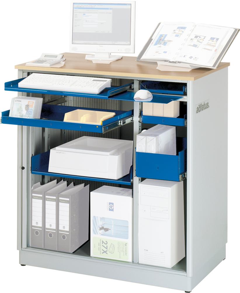 RAU Computer-Station ohne Monitorgehäuse, Breite 1030 mm