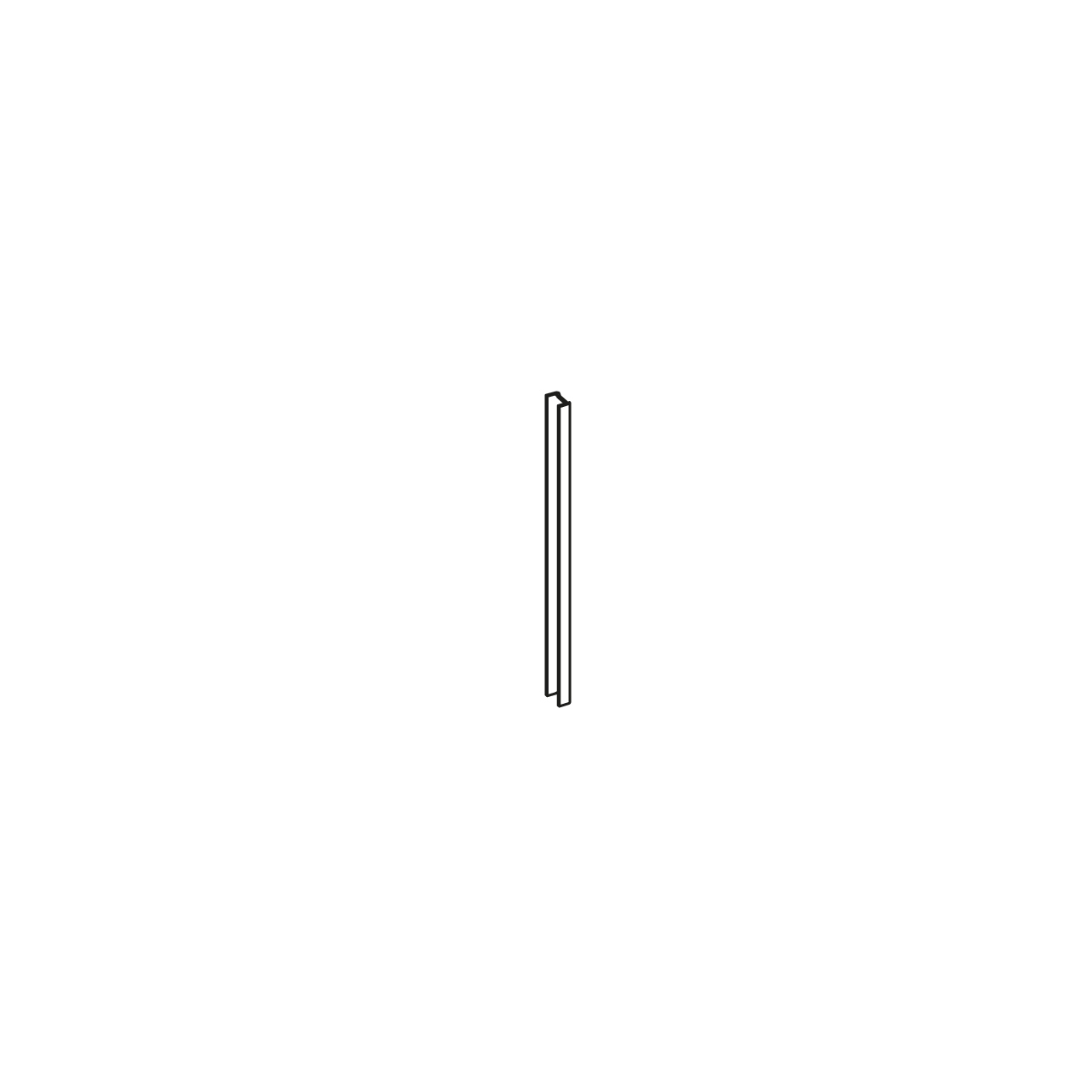 HETTICH AvanTech YOU Inlayzarge Adapter für 8 mm Material, Kunststoff, transparent