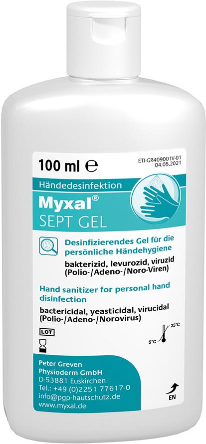 Greven Händedesinfektion Myxal® Sept Gel