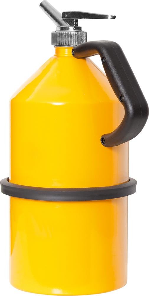 asecos Sicherheitskanne Stahlblech 1 Liter gelb 100x150x230mm