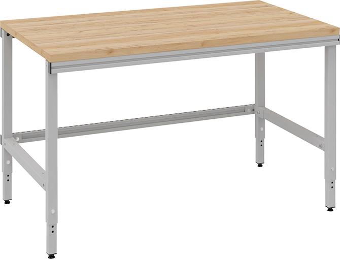 OTTO KIND Höhenverstellbarer Grundtisch, Multi4easy, mit Multiplex-Tischplatte