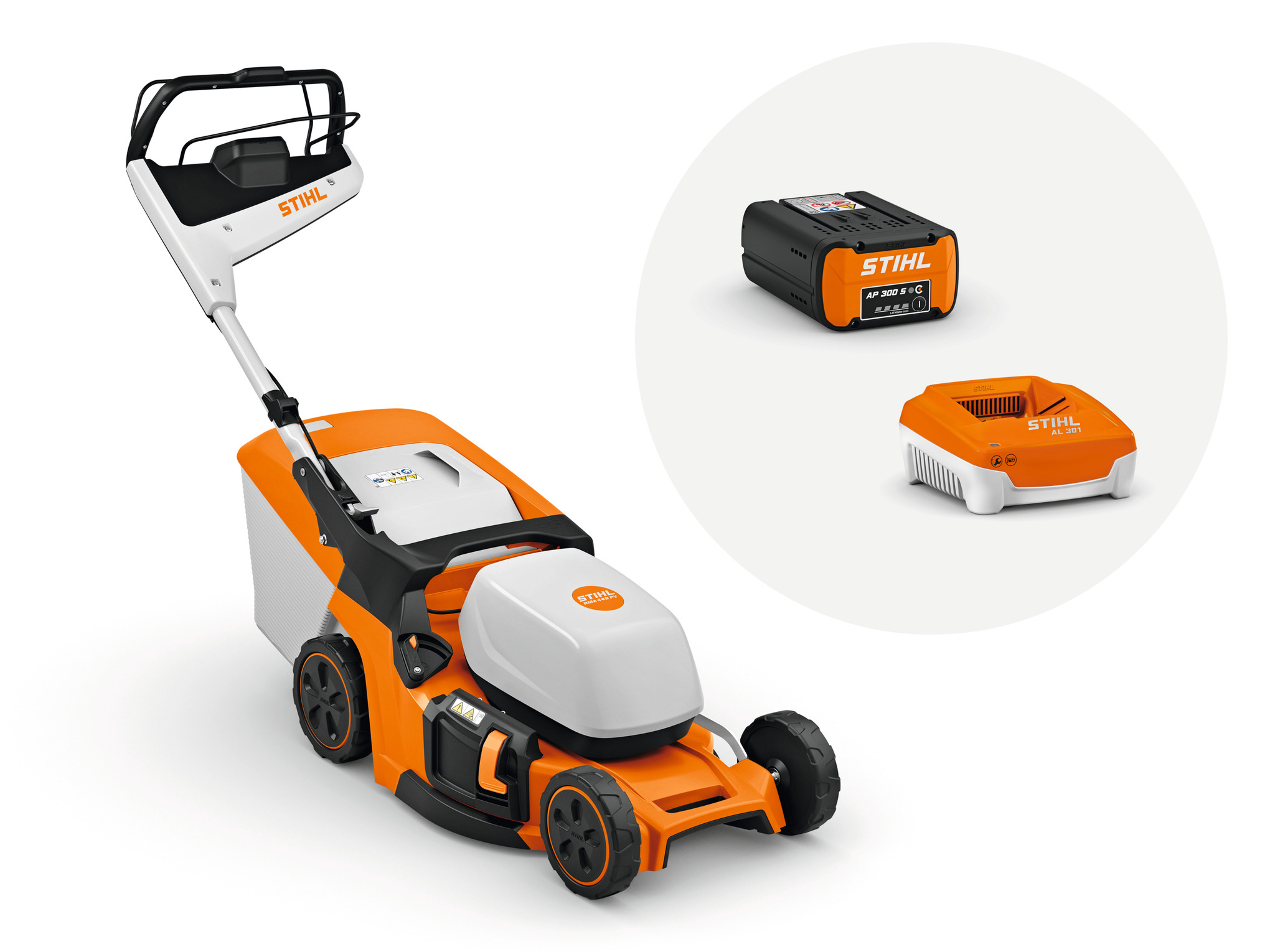 STIHL RMA 448 PV, mit Akku AP 300 S und Ladegerät AL 301