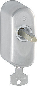 HOPPE® Fenstergriffrosette abschliessbar EUS950S 100NM, Edelstahl