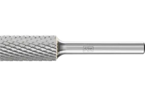 Pferd Hartmetallfrässtift ZYA 1020/6 Z4 Zylinderform 10x20mm 6mm Schaft Zahnung 4