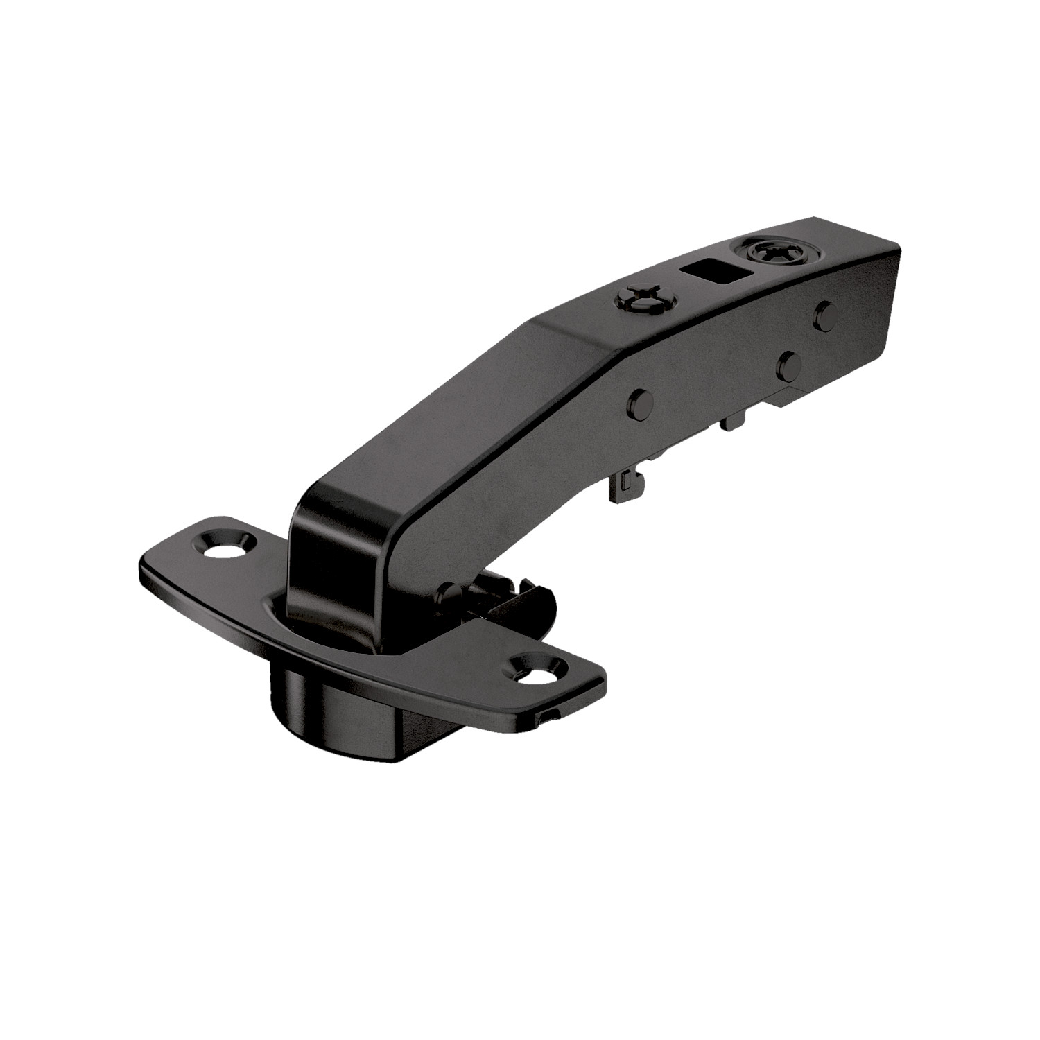 HETTICH Sensys Winkelscharnier W90 mit integrierter Dämpfung in obsidianschwarz