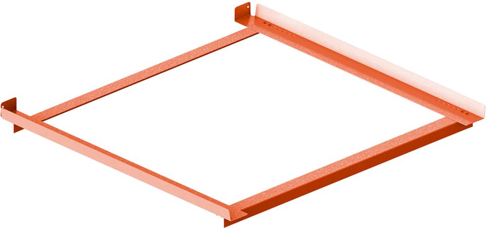 META Winkelauflage RAL 2001 für Regaltiefe 1100 mm Tragkraft 250kg p.Paar Meta MULTIPAL