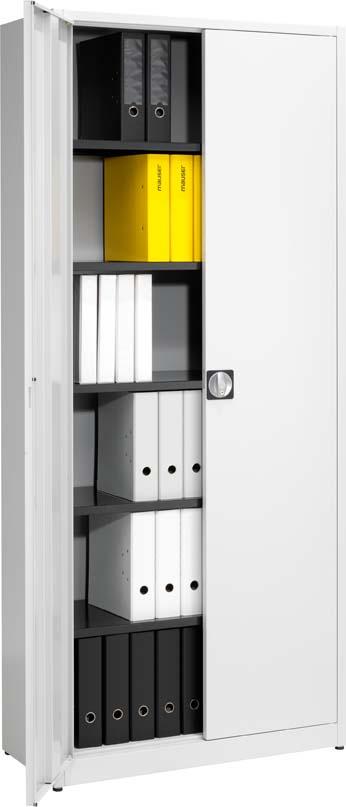 Produktbild Mauser Flügeltürenschrank 2200/950/420 5 Böden sch.