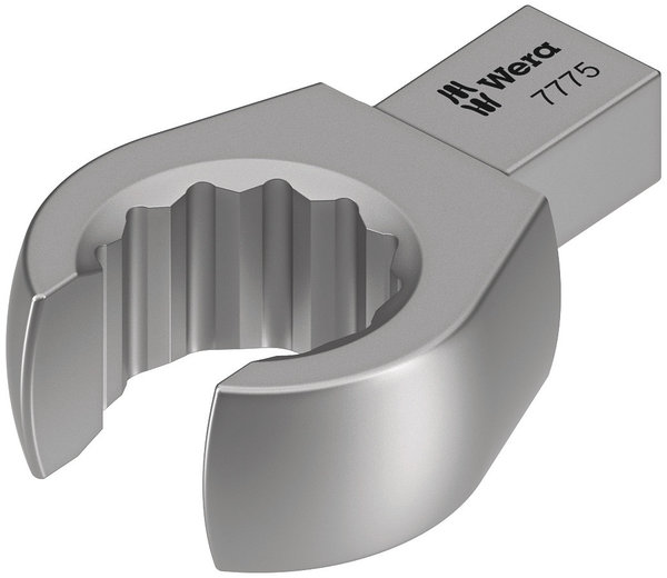 7775 Open ring spanner insert, 9x12 mm, 9x12 x 18 x 49 mm
