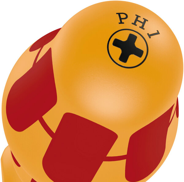 1062 i PH VDE-insulated Kraftform Phillips-head screwdriver, PH 1 x 80 mm, Fußball, Sport, Helm