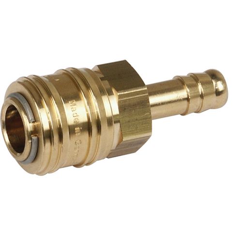 Stürmer Kupplung mit Schlauchtülle Messing 13 mm
