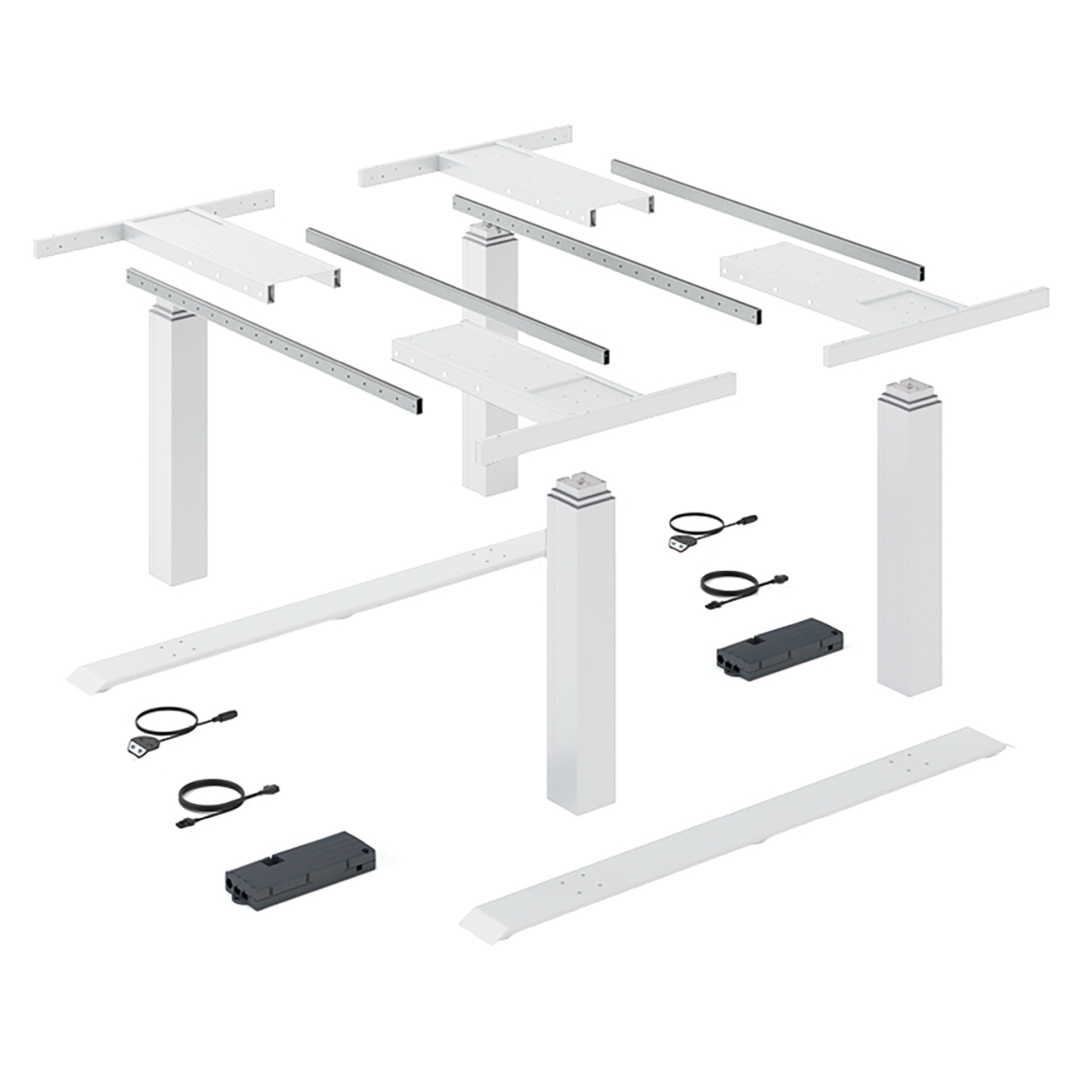 HETTICH LegaDrive Systems Tischgestell-Set Bench, weiß