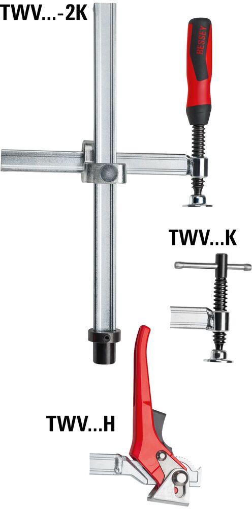 Bessey Spannelement mit variabler Ausladung TWV16-20-15-2K