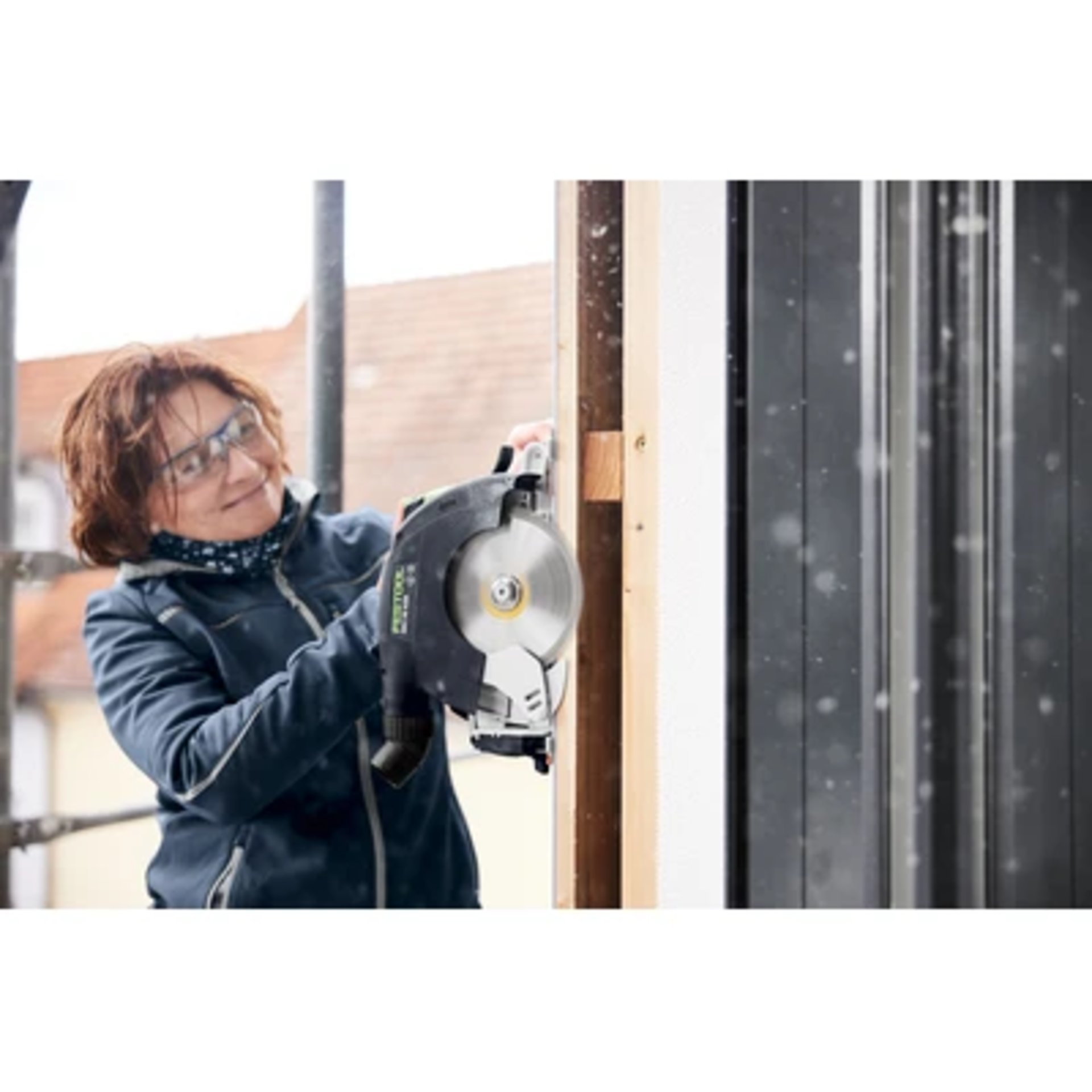 Festool Akku-Handkreissäge HKC 55 KEB-Basic Detailansicht Tiefeneinstellung