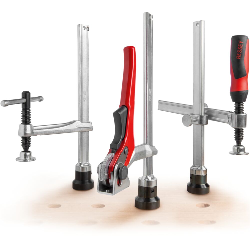 Bessey Werkbank-Adapter TW16AW20 für 16mm Lochsystem auf 20mm Werkbänken