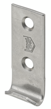 Vormann Schließhaken gerade 44x18 mm Edelstahl V2A DIN 3133