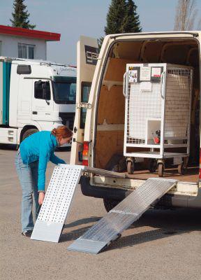 ALTEC Aluminium-Verladeschiene, faltbar