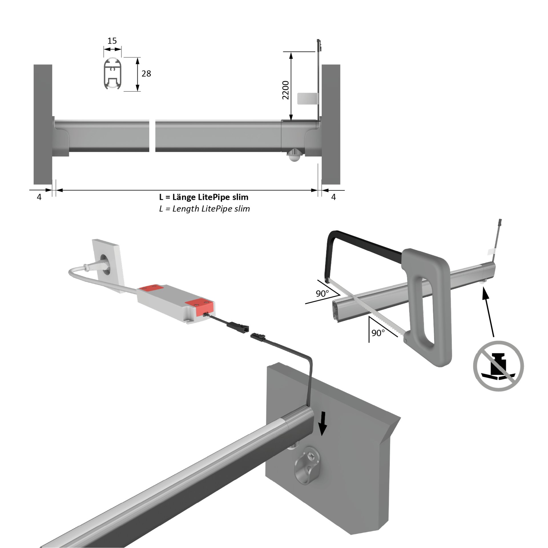 Montagezeichnung Montagezeichnung