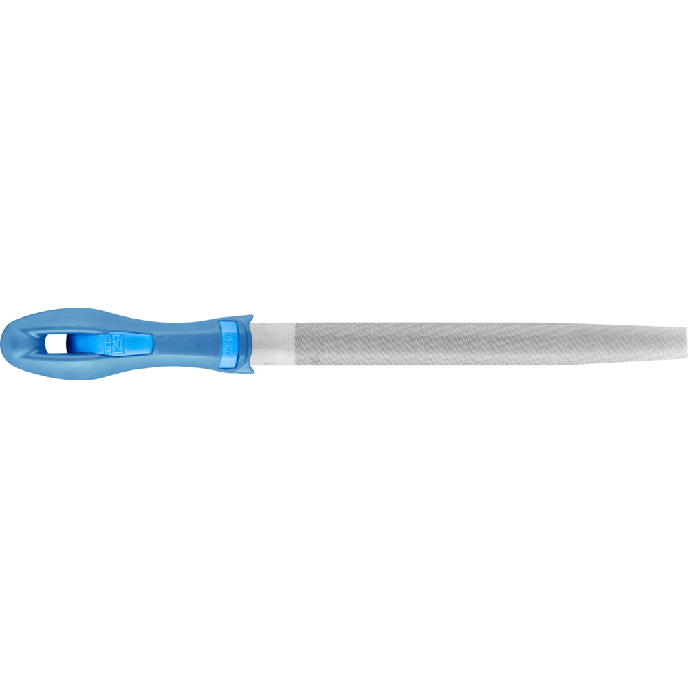 Pferd Werkstattfeile mit Heft Halbrund-Spitz 200mm Hieb 2 universell zum