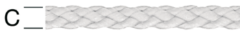 Vormann PP-Schnur Rundgeflochten 4mm weiß 200m