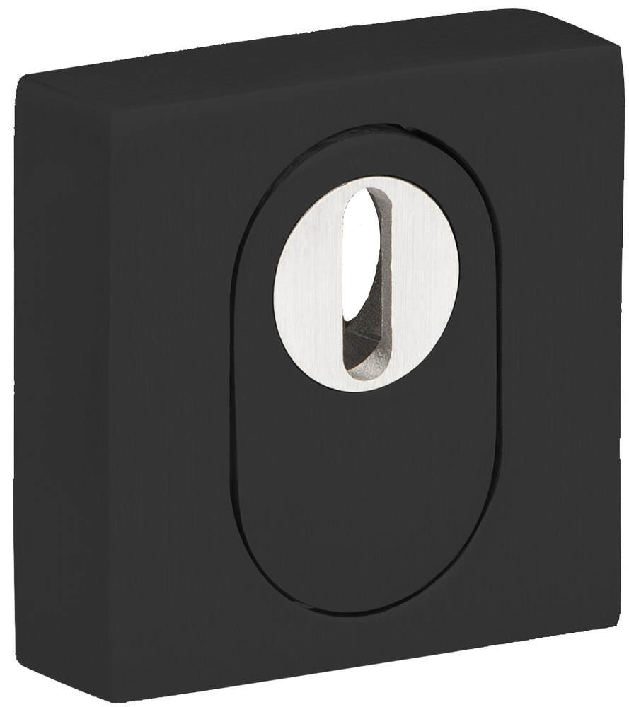 HERMAT Schutzrosette 2011.KS/AUßEN,eckig,15mm,ZA/PZ,ähnlich RAL 9005