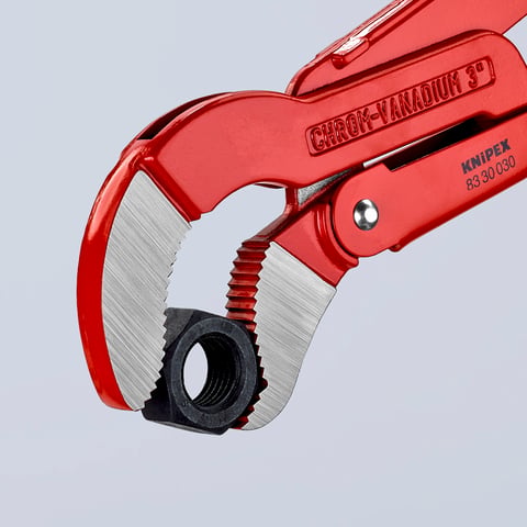 Knipex Rohrzange S-Maul 83 30 030 680mm 120mm Chrom-Vanadium-Stahl