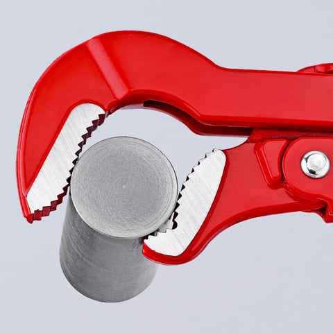Knipex Rohrzange S-Maul 83 30 020 rot pulverbeschichtet 570 mm