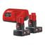 Milwaukee M12 NRG-402 Starterset 12V 2x 4.0Ah Akku Ladegerät